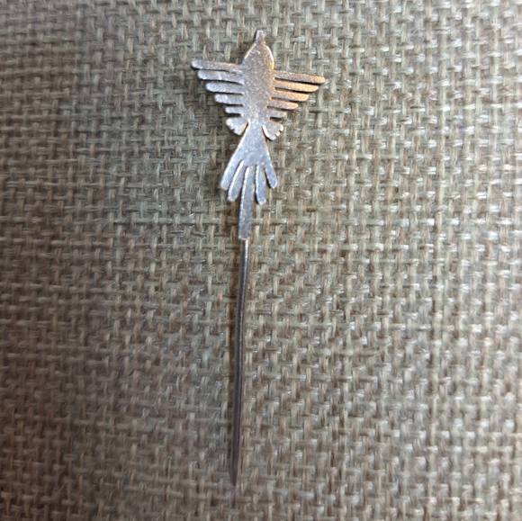 Sterling silver 925 bird stick pin - Picture 5 of 6